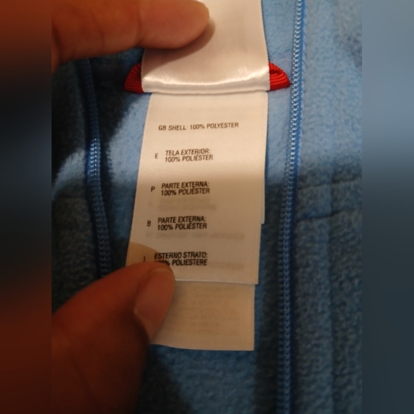 The North Face TKA 100 1/4 Zip Zip Fleece Top. Stand Up Collar. Size S/P. - Picture 6 of 9